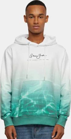 Sean John Script Logo Pool Print Hoodie