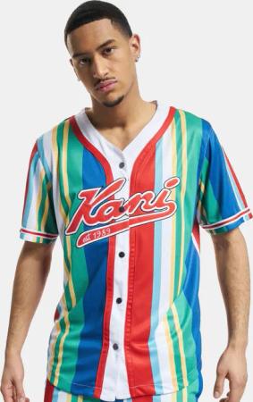 Karl Kani Varsity Striped Baseball Shirt