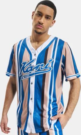 Karl Kani Varsity Striped Baseball Shirt