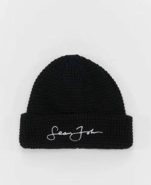 Sean John Script Logo Beanie