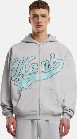Karl Kani Star Logo Oversized Full Zip Hoodie