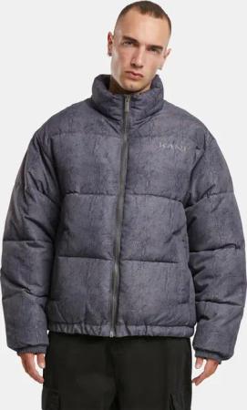 Karl Kani Retro Crackle Print Puffer Jacket