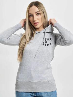 Mister Tee Ladies Never On Time Hoody