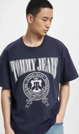 Tommy Jeans Relaxed Varsity Logo T-Shirt Twilight