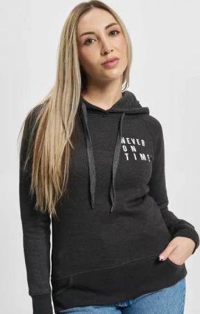 Mister Tee Ladies Never On Time Hoody