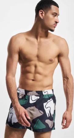 Only & Sons Todd Shortest Abstract Swim Trunks shorts