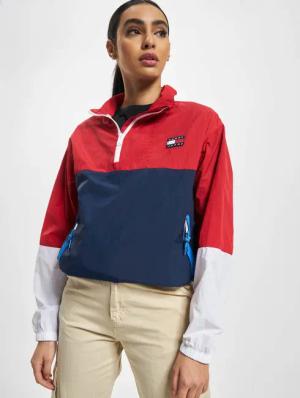 Tommy Jeans Colorblock Popover Windbreaker Winter Jacket