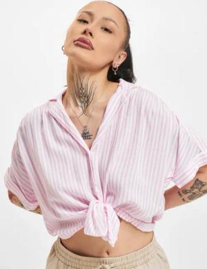 Only ONLPAULA LIFE S/S TIE SHIRT WVN NOOS