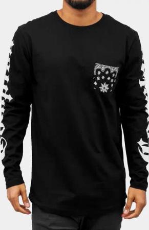 Mister Tee Compton Pocket Bandana Longsleeve