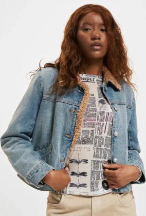 Only Nadya DNM Teddy Jeansjacke