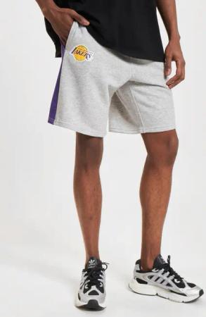 New Era NBA Mesh Panel Oversized LA Lakers Short