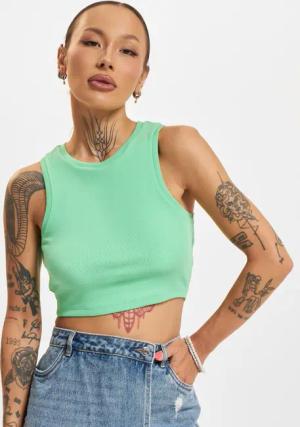 Only Vilma Jersey Sleeveless Cropped Tank Top