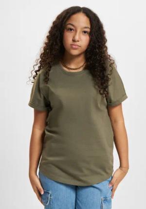 Urban Classics Boys Long Shaped Turnup Tee