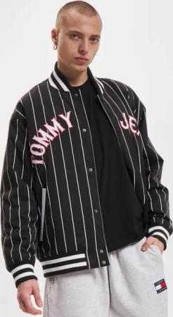Tommy Jeans Rlx Pinstripe Bomberjacke