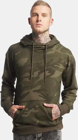 Urban Classics High Neck Camo Hoody