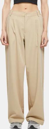 Urban Classics Ladies Ultra Wide Pleat-Front Pants