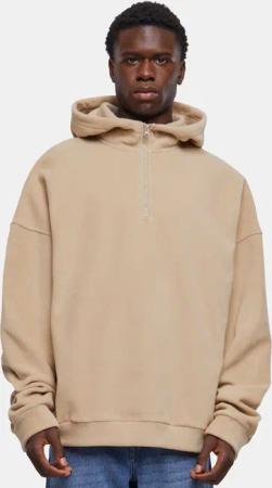 Urban Classics Oversized Polar Fleece Half Zip Hoody