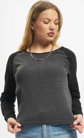 Urban Classics Ladies Contrast Raglan Longsleeve