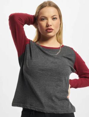 Urban Classics Ladies Contrast Raglan Longsleeve