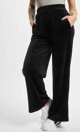 Urban Classics Ladies High Waist Straight Velvet Sweatpants