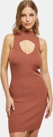 Urban Classics Ladies Cut Out Sleevless Dress