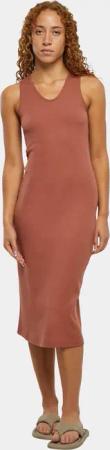 Urban Classics Ladies Midi Sleeveless Rib Dress