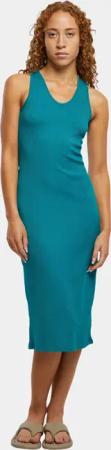 Urban Classics Ladies Midi Sleeveless Rib Dress