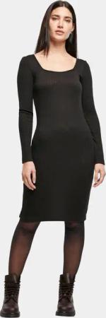 Urban Classics Ladies Rib Squared Neckline Dress