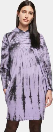 Urban Classics Ladies Oversized Tie Dye Hoody Dress