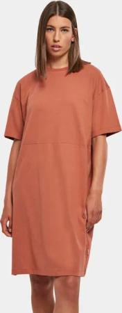 Urban Classics Ladies Organic Oversized Slit Tee Dress