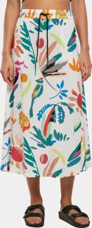 Urban Classics Ladies Viscose Midi Skirt