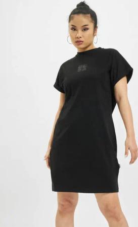 Urban Classics Ladies Cut On Sleeve Printed Tee Dress