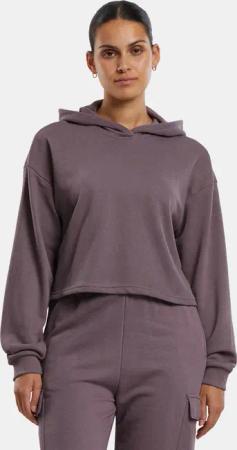 Urban Classics Ladies Oversized Cropped Light Terry Hoodie