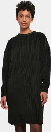 Urban Classics Ladies Velvet Rib Crew Dress