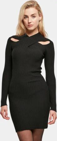 Urban Classics Ladies Crossed Rib Knit Dress