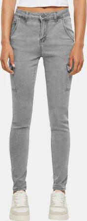 Cloud5ive Cargo Jeans washed look High Waist