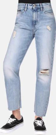 Calvin Klein Jeans HR Straight Ankle Raw