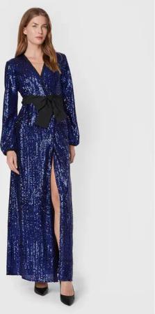 Pinko Abendkleid Germanico 1G18C1 Y4Y2 Violett Regular Fit