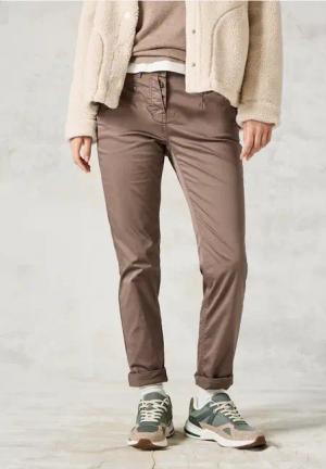 Cecil Damen Hose im Slim Fit in Braun, Gr: 25