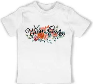 Shirtracer T-Shirt Blumen Design, Outfit mit Blumenmuster, Outfit und bayerische Feste Mode für Oktoberfest Baby Outfit