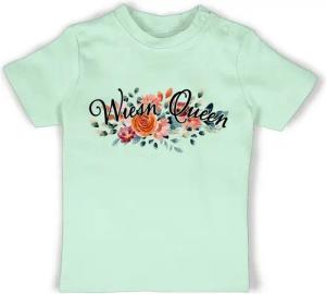 Shirtracer T-Shirt Blumen Design, Outfit mit Blumenmuster, Outfit und bayerische Feste Mode für Oktoberfest Baby Outfit