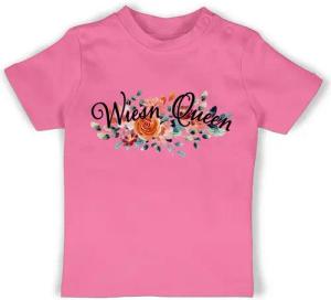 Shirtracer T-Shirt Blumen Design, Outfit mit Blumenmuster, Outfit und bayerische Feste Mode für Oktoberfest Baby Outfit