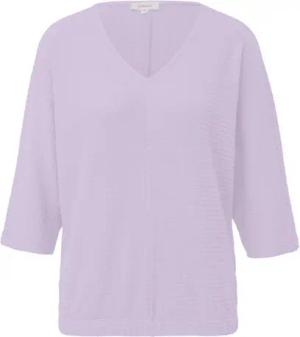 s.Oliver 3/4-Arm-Shirt Fein Strukturiertes Jerseyshirt mit 3/4-Fledermausärmeln Teilungsnaht