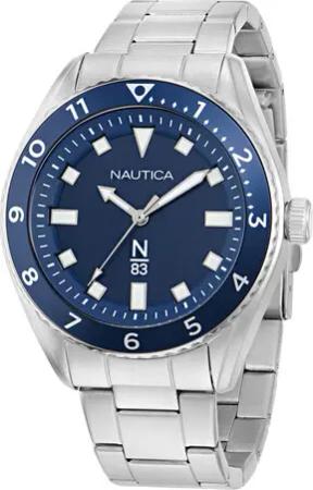 Nautica Uhr Finn World NAPFWF407 Silberfarben