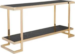 JVmoebel Konsolentisch Wohnzimmer Konsolentisch Modern Luxus Edelstahl Tisch Konsole Gold (1-St., Konsolentisch), Made in Europa