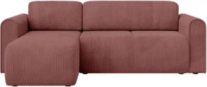 INOSIGN Ecksofa Zacharia wahlweise Schlafsofa mit Bettkasten, B/T/H 250/166/86 cm, L-Form mit Wellenunterfederung, Recamiere beidseitig montierbar