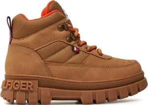 Tommy Hilfiger Schnürschuhe Lace-Up Bootie T3X5-33707-1492 M Braun