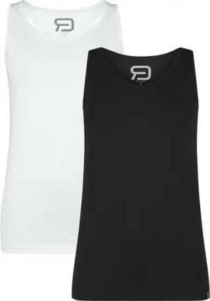 Top für Damen schwarz/weiß "Double Pack Tank-Tops" von RED by EMP