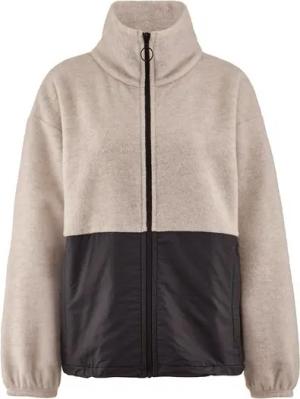 Hessnatur Fleecejacke Oversize aus Bio-Merinowolle mit Bio-Baumwolle (1-St)