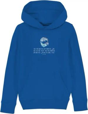 Mr. & Mrs. Panda Hoodie Walfisch Thunfisch 12-14 Jahre (152/164) - Royal Blue - Geschenk, Fla (1-tlg) Umweltfreundlich
